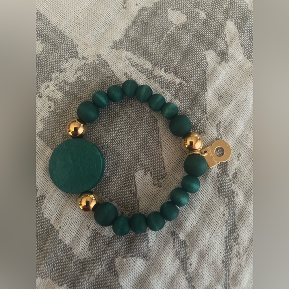 Aarikka Ilta Bracelet Dark Emerald Green Gold - Picture 9 of 12